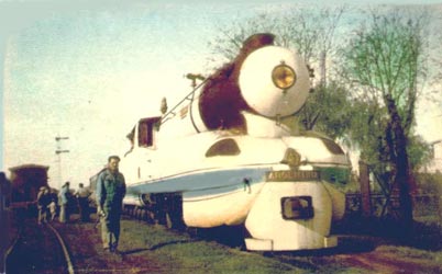 La locomotive Argentina et son créateur L. D. Porta